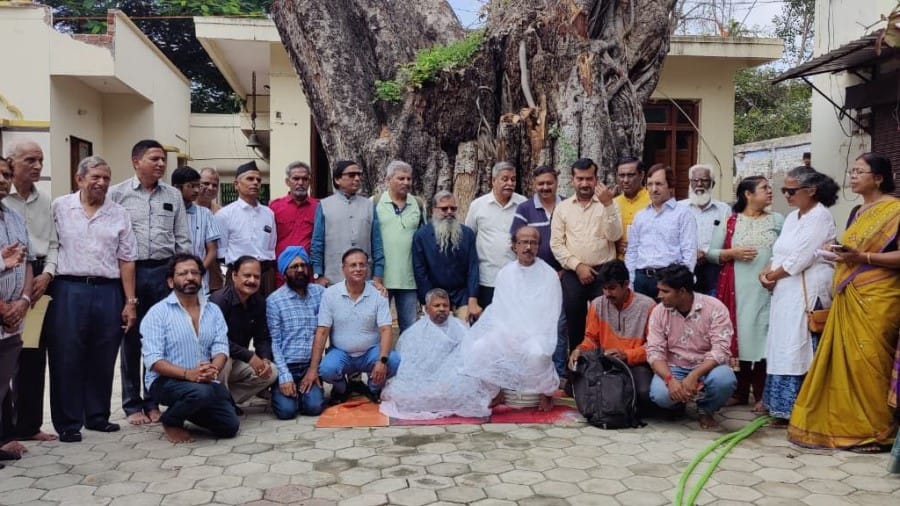 Indore news save tree cutting plantation green cover environmental protest