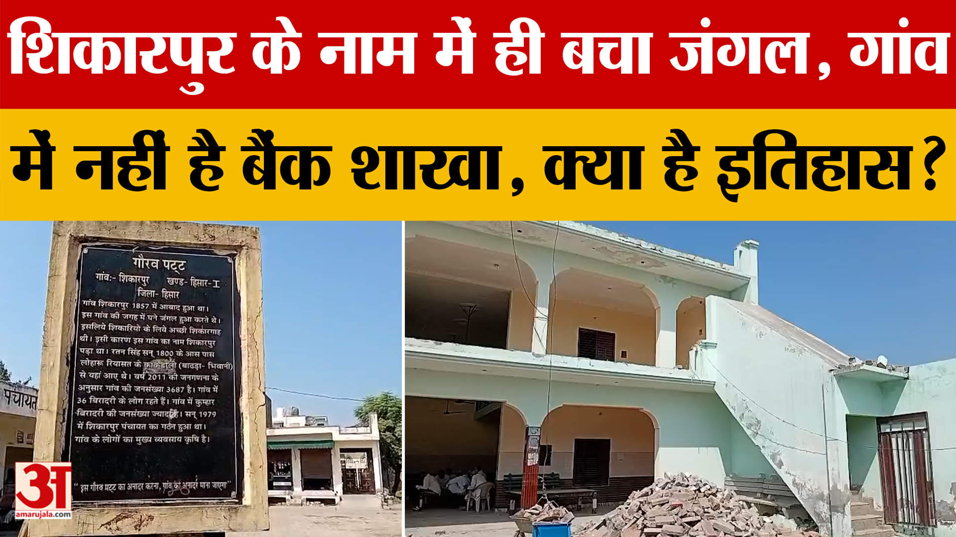 Hisar: शिकारपुर के नाम में ही बचा जंगल, गांव में नहीं है कोई बैंक शाखा, क्या है इस गांव का इतिहास ?