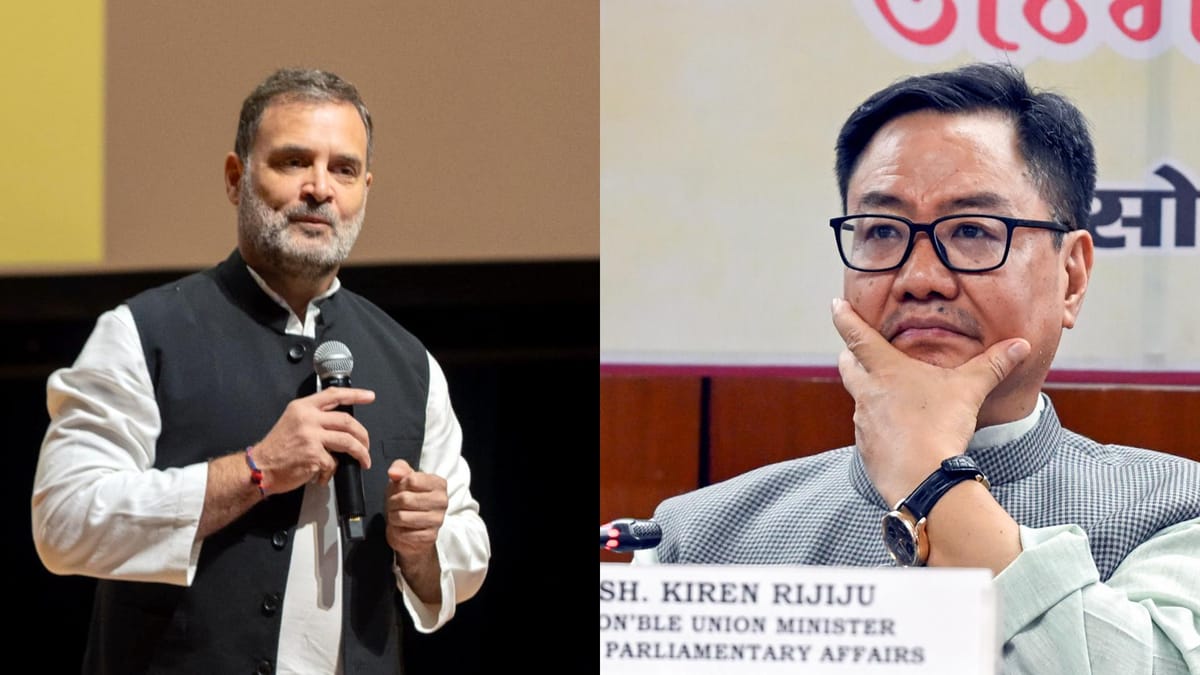 Rahul- Rijiju Meet: рд░рд┐рдЬрд┐рдЬреВ рдиреЗ рд░рд╛рд╣реБрд▓ рд╕реЗ рдХреА рдореБрд▓рд╛рдХрд╛рдд, рдкрд░рд┐рд╕реАрдорди рдФрд░ FCRA рдмрд┐рд▓ рдкрд░ рджреЛрдиреЛрдВ рдиреЗрддрд╛рдУрдВ рдХреЗ рдмреАрдЪ рдХреНрдпрд╛ рд╣реБрдИ рдмрд╛рдд?