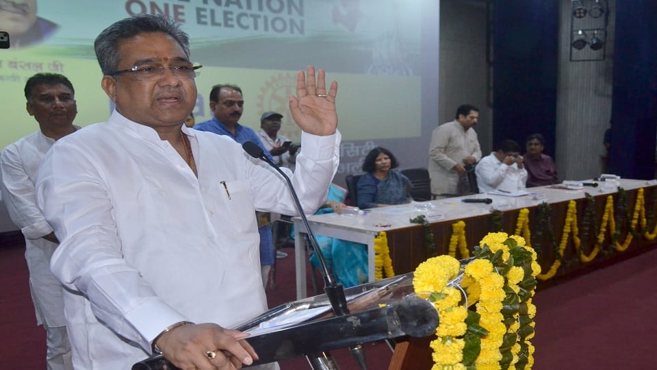 Sunil Bansal In the One Nation, One Election program