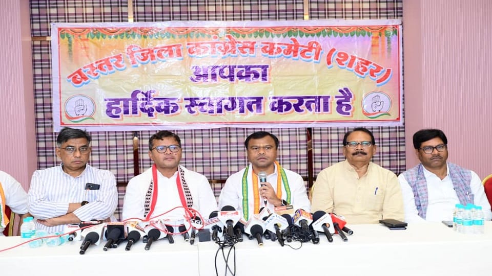 PCC chief Deepak Baij attacks BJP says Amit Shah falsely praised the government in Jagdalpur