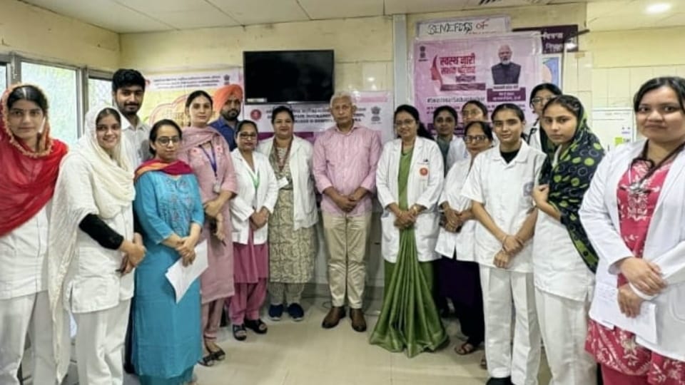 Healthy Women Strong Family fortnight concluded at ESIC Hospital Ludhiana