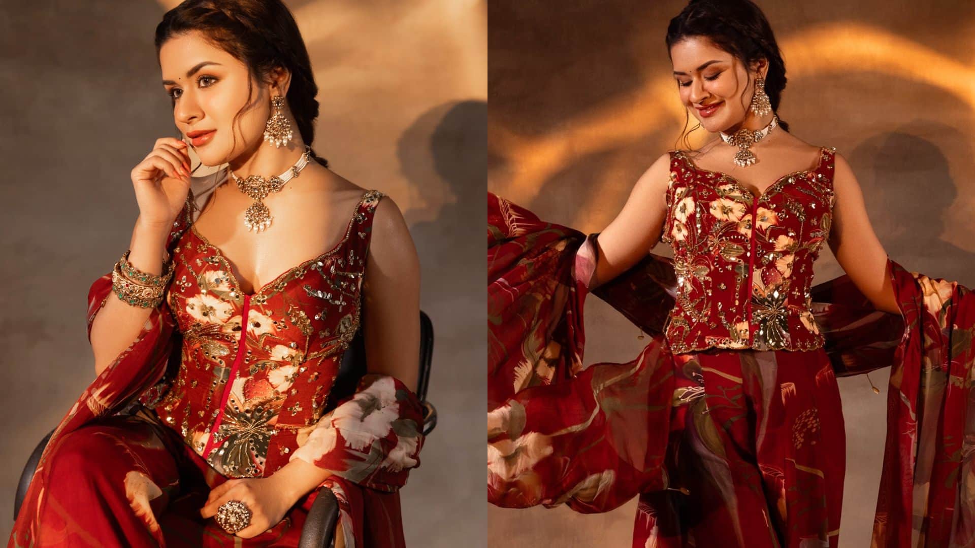 karwa chauth 2025 how to style red saree on karwa chauth step by step guide