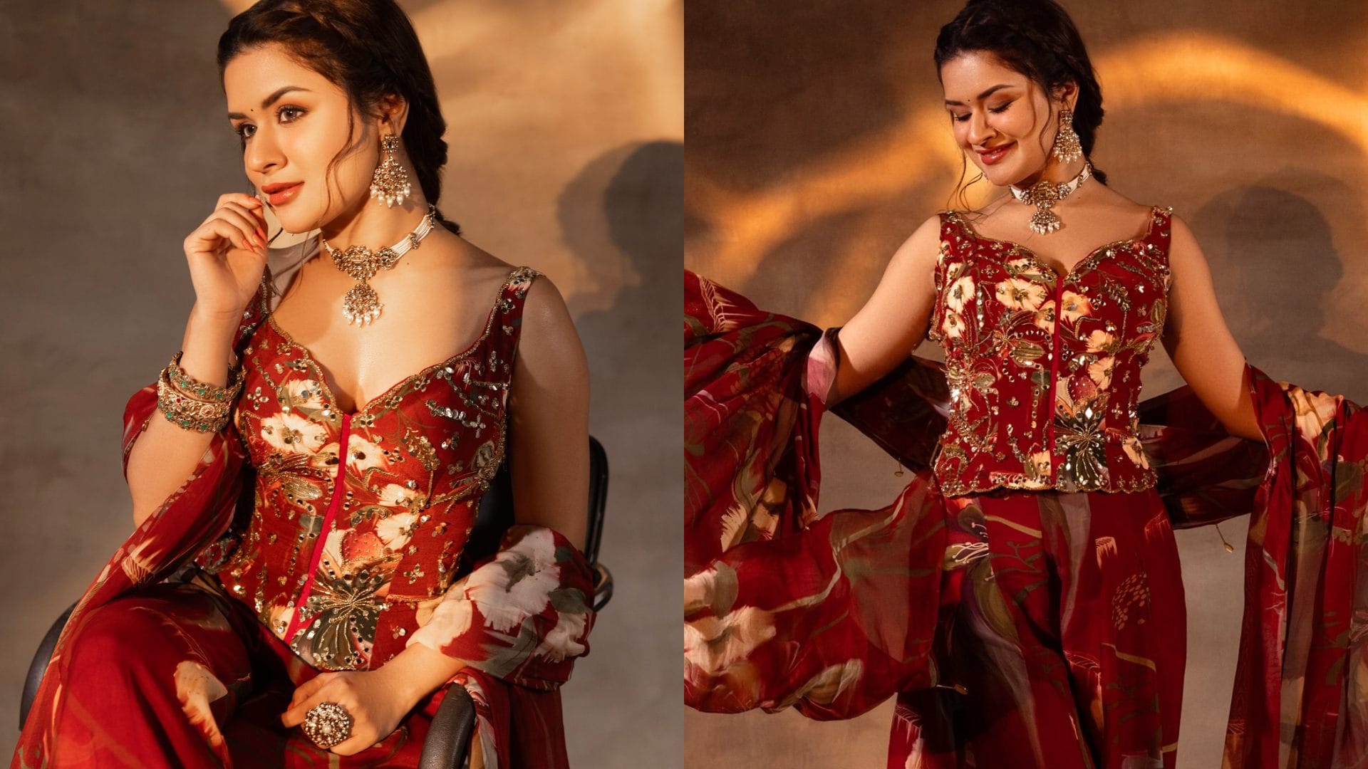 karwa chauth 2025 how to style red saree on karwa chauth step by step guide