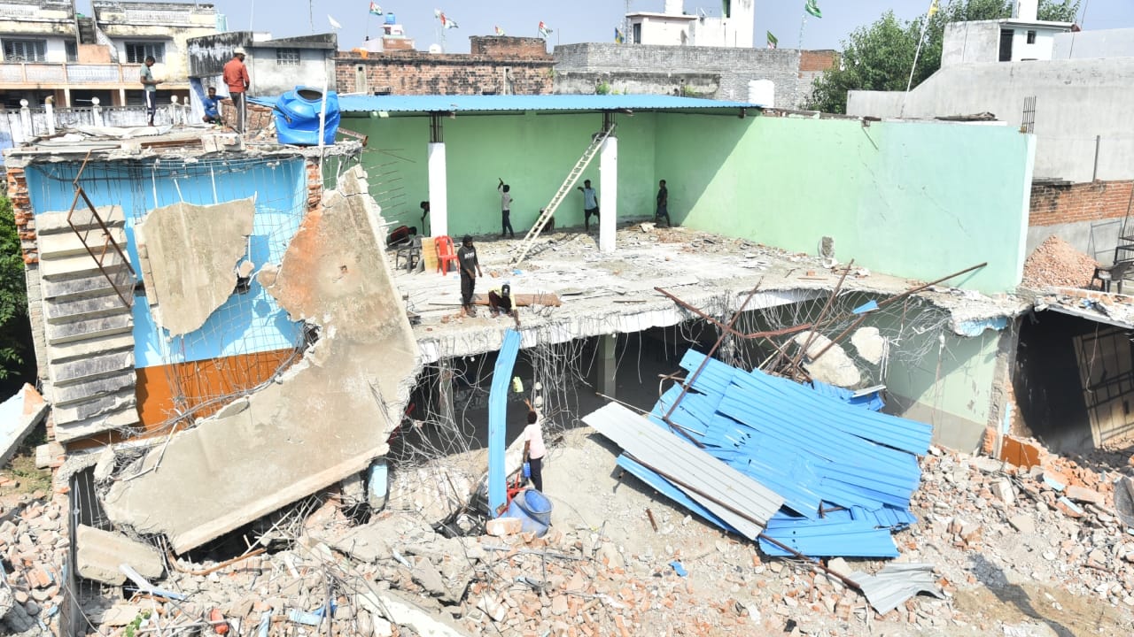 Six bulldozers ran over Nafees wedding hall for two days BDA can now recover the cost of demolition