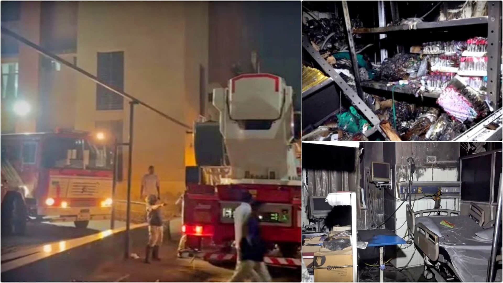 SMS Hospital Fire Superintendent Incharge Removed Engineer Suspended FIR Directed Against Fire Safety Agency