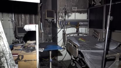 SMS Hospital Fire Superintendent Incharge Removed Engineer Suspended FIR Directed Against Fire Safety Agency