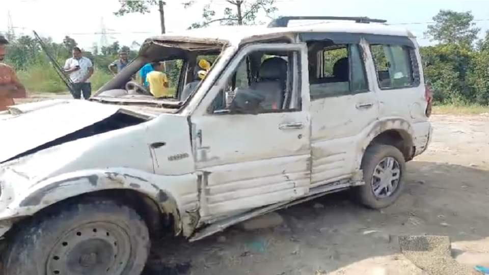 Saharanpur: Scorpio going to school overturned, seven year old child died, seven injured; the screams