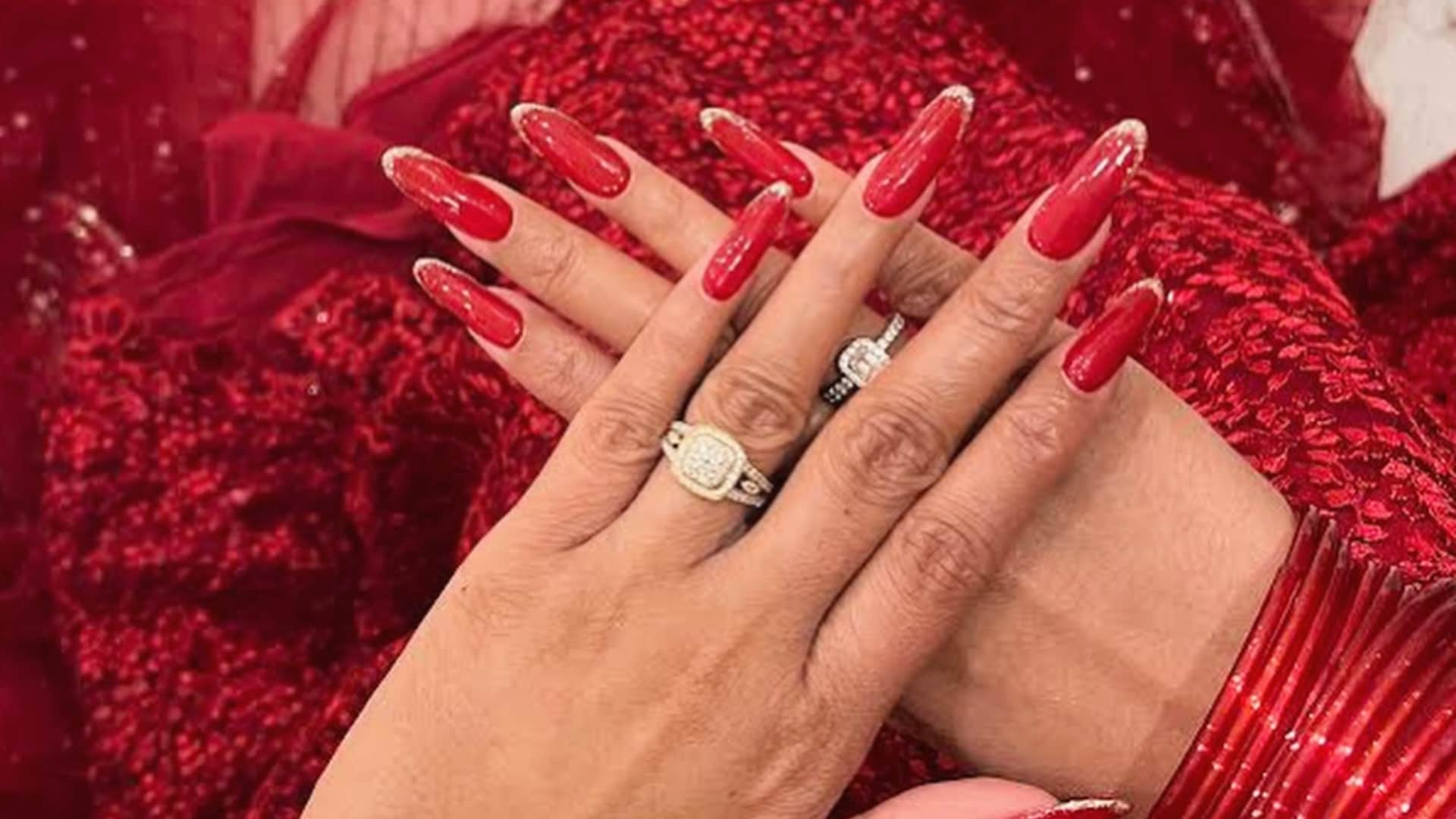 karwa chauth 2025 nail extension design ideas trendy Nail art Design For Karwa Chauth nail