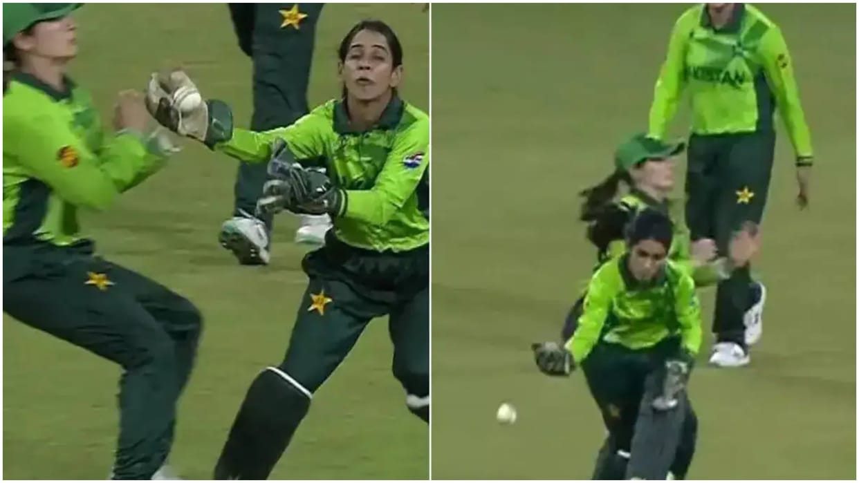 Women's World Cup: Pakistan Fielders Collide, Miss Catch Against India, Photo Goes Viral
