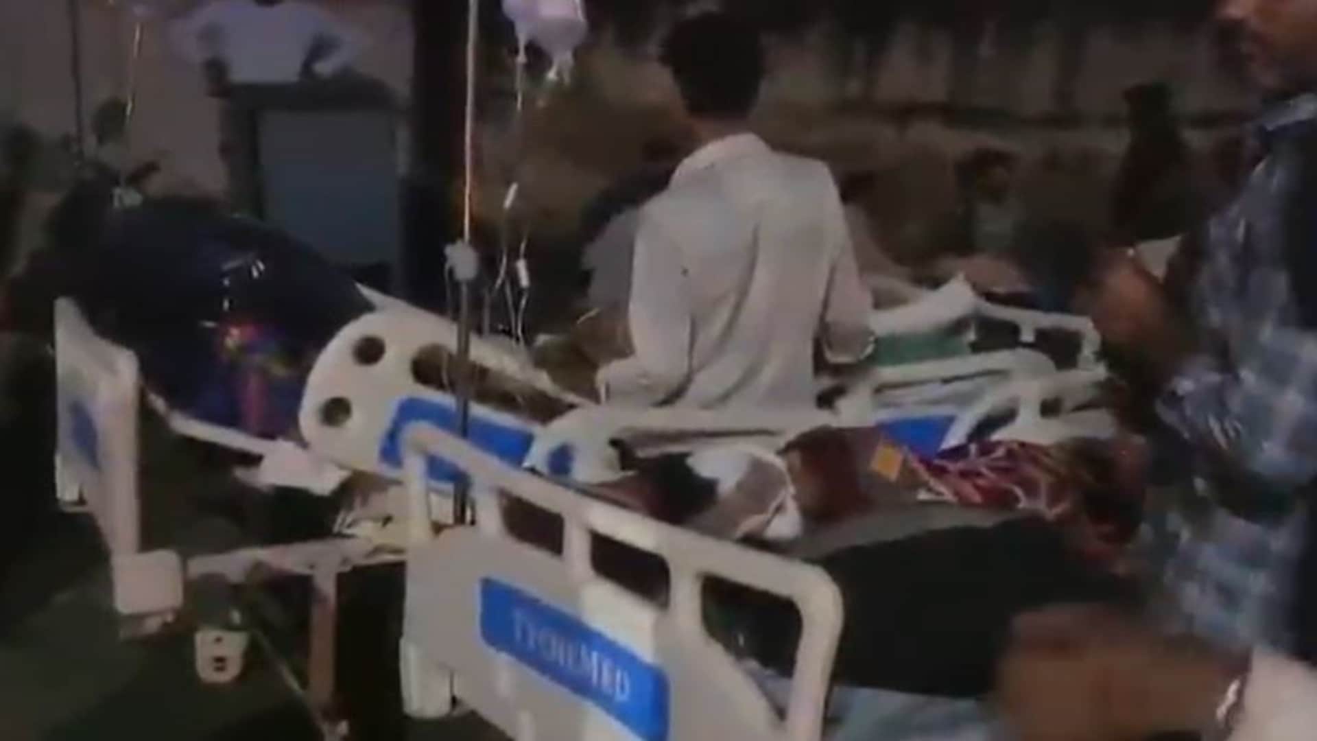 Jaipur Hospital Fire: Relatives furious after SMS Hospital blaze, chaos erupts, see photos