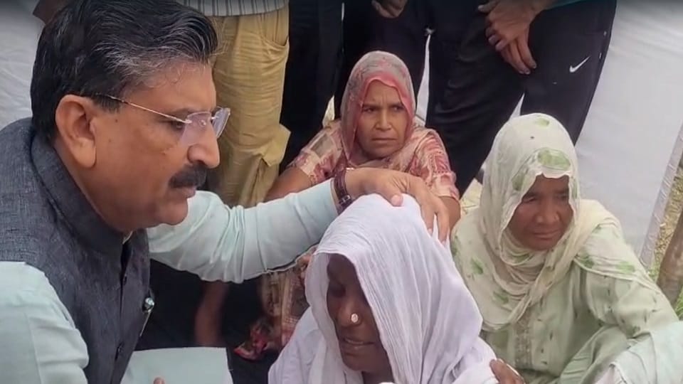Rumal murder case Kurukshetra Cabinet minister Krishna Bedi in Rumal house