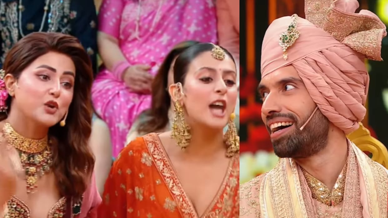 Hina Khan Performed Shoe Stealing Ritual At Avika Gor Wedding