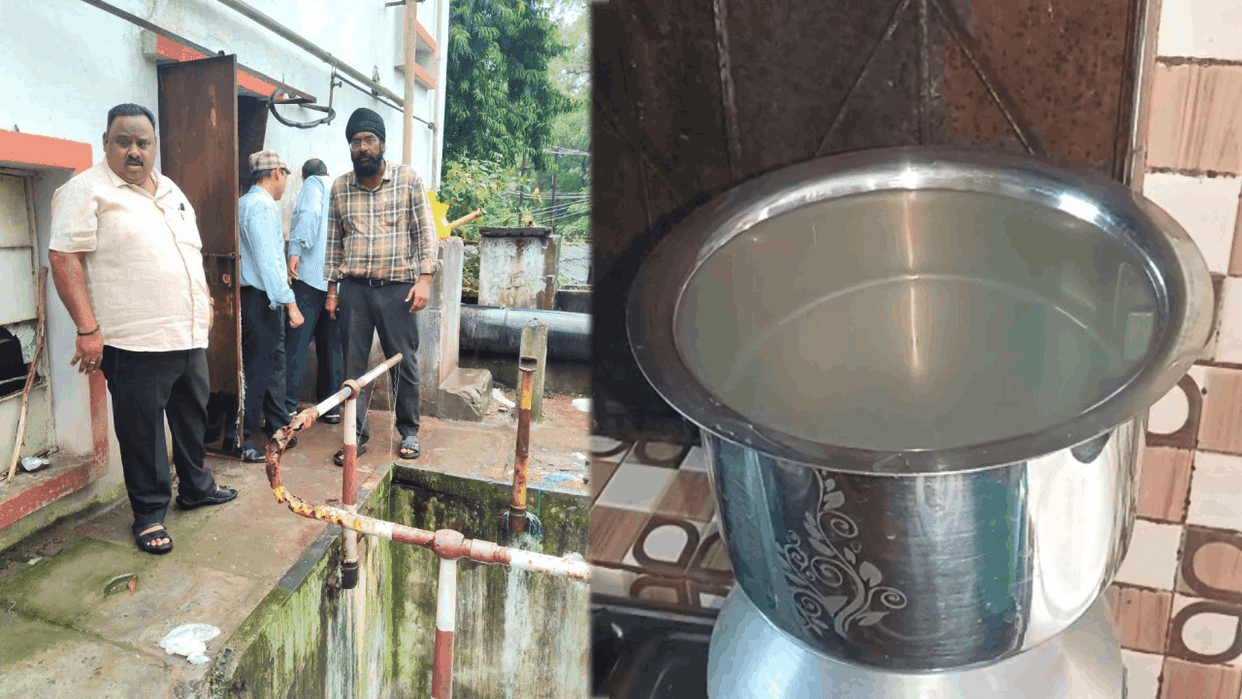 Employees and families in SECL colony forced to drink contaminated water