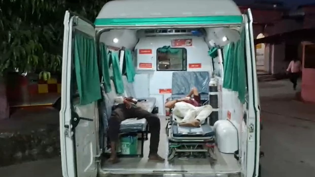 Vehicle stopped on the road after running out of diesel truck hit from behind in Budaun