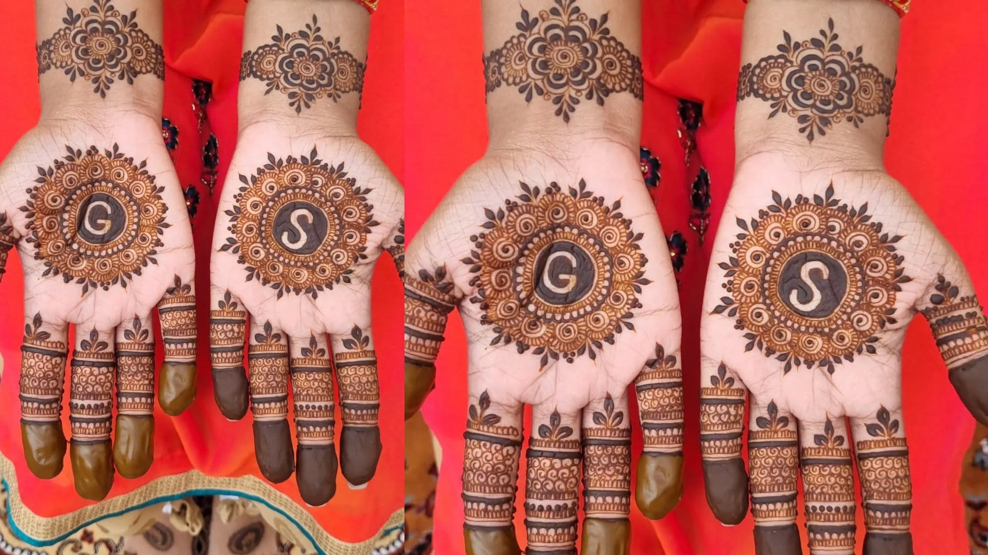 karwa chauth mehndi design for front hand and feet latest mandala henna design