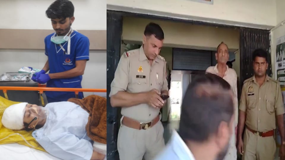 Meerut: Father-in-law attacks daughter-in-law with axe in Shastri Nagar, surrenders at police station