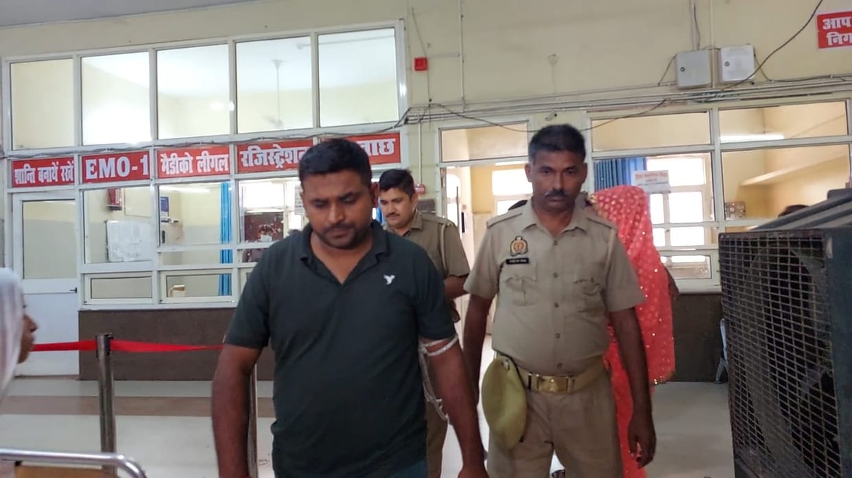 Police arrested two constables in connection with Rs 2 crore robbery in Firozabad