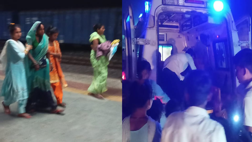 Mahoba: Train stopped due to labor pains, pregnant woman gives birth in the station premises