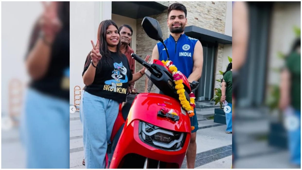 Rinku Singh Gifts Rs 1 Lakh Electric Scooter To Sister Neha After Asia Cup Win: See Viral Pics