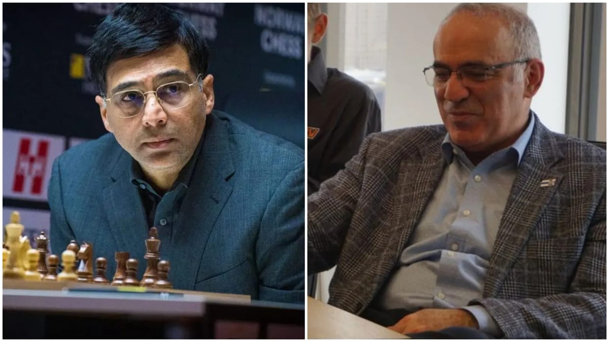 Anand vs Kasparov: Chess Legends Reignite 30-Year Rivalry in St. Louis Showdown
