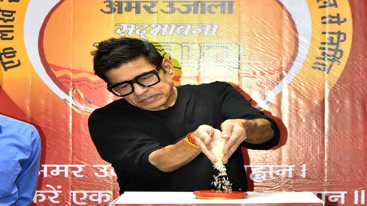 Actor Sudesh Berry contributes to 'Sadbhavna Pulao' Campaign