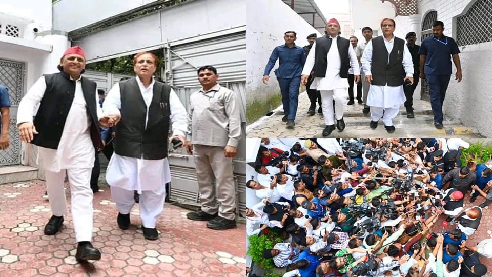 Akhilesh after meeting Azam: 'What can I say about that meeting, where only emotions spoke silently'