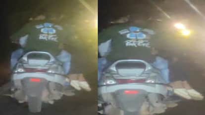 A young man and woman displayed a new style of shamelessness on the streets of Kanker, VIDEO