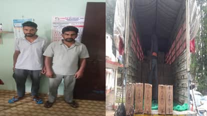 Jashpur Police major action: Illegal Punjab liquor worth Rs 22 lakh recovered, two smugglers arrested