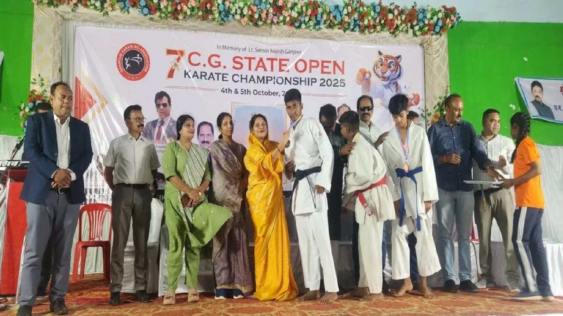 राज्य स्तरीय कराटे चैंपियनशिप में धमतरी-रायपुर का दबदबा