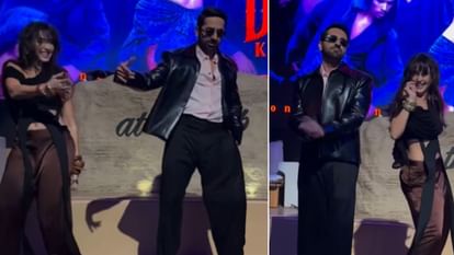 Video Viral: नोरा फतेही और आयुष्मान खुराना की सिजलिंग केमिस्ट्री पर फिदा हुए फैंस, डांस वीडियो हुआ वायरल thamma actor ayushmann khurrana and nora fatehi hot dance video viral