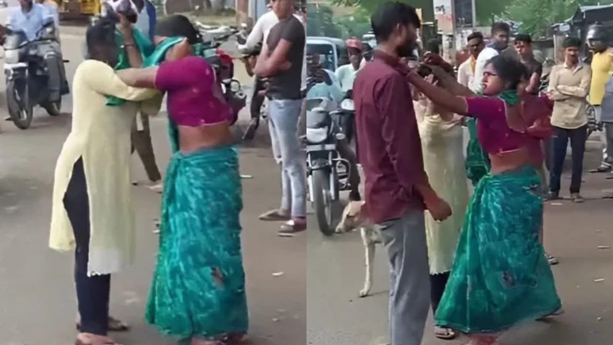 Husband leaves hotel holding girlfriend hand wife catches him red handed then slaps the girl Video Viral