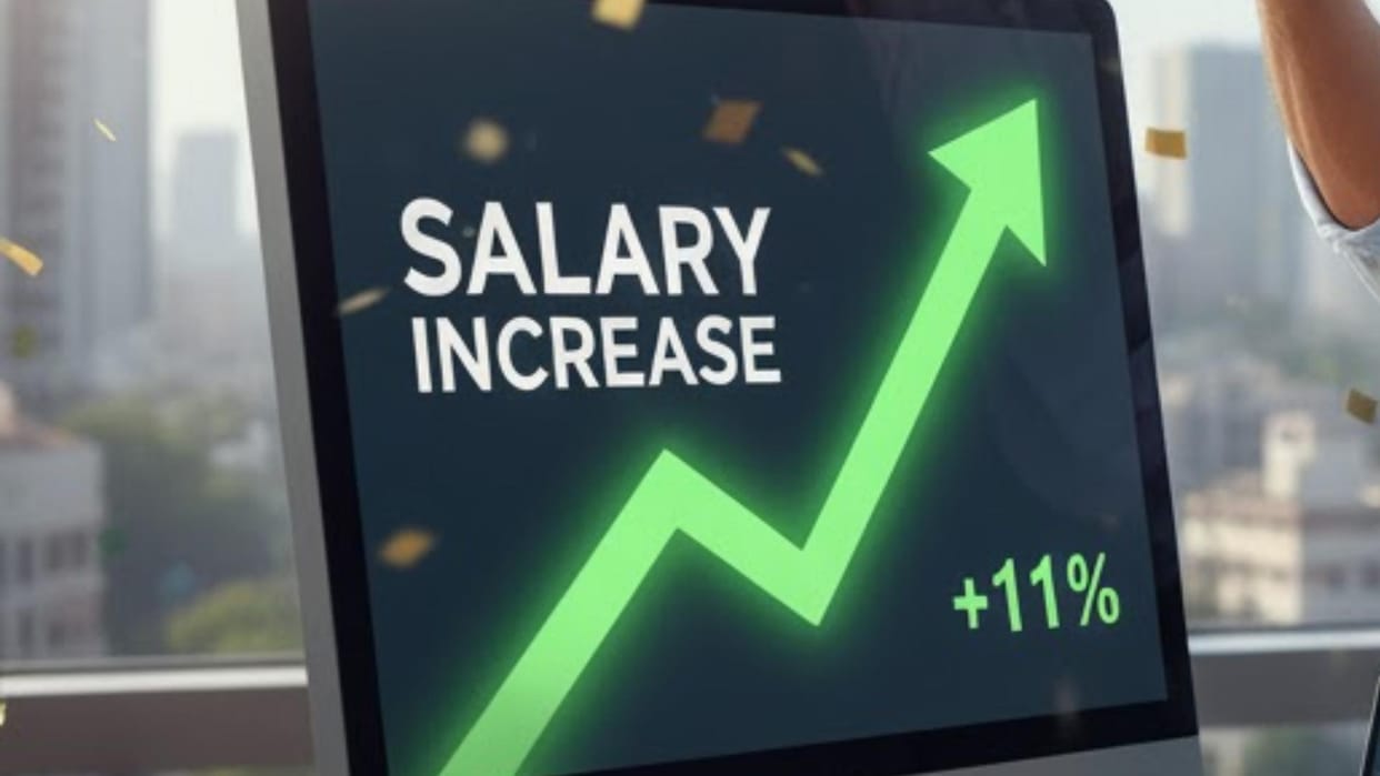 Salaries to rise by 11% next year, with the infrastructure and NBFC sectors seeing the biggest salary hikes.
