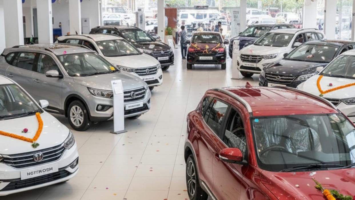 Retail sales of passenger vehicles increased by 35% during Navratri to cross 2.17 lakh News In Hindi