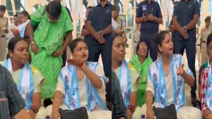 पार्टी दफ्तर पर हमले के बाद टीएमसी प्रतिनिधिमंडल अगरतला पहुंचा।