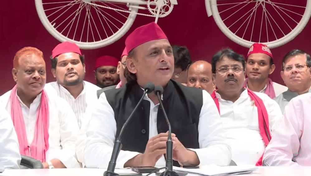 सपा के राष्ट्रीय अध्यक्ष अखिलेश यादव।