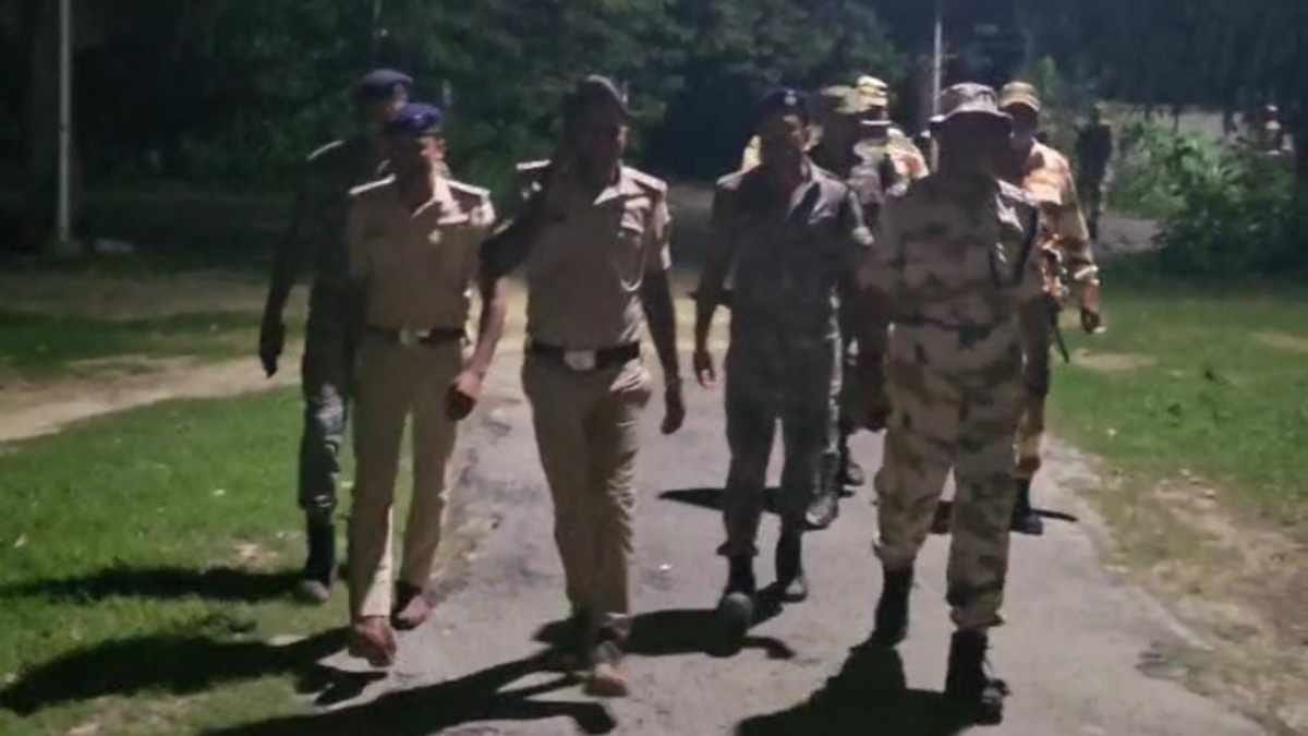 bihar assembly elections 2025 paramilitary flag march voter safety