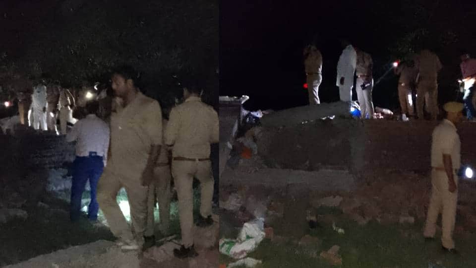 Ayodhya house collapsed Five people including a father and three children died