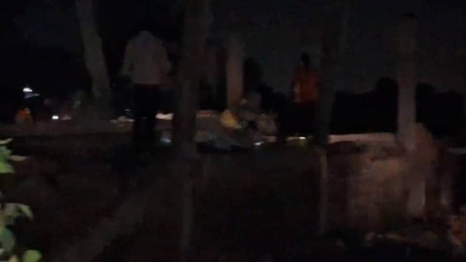 massive explosion took place in house in Ayodhya killing five people buried under debris