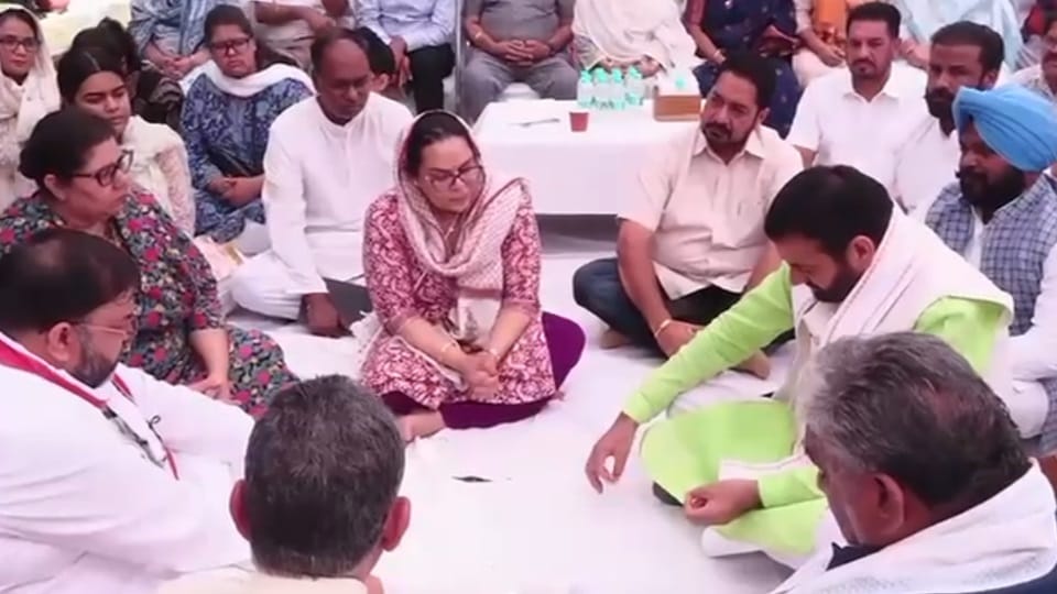 ADGP y puran kumar Suicide CM Nayab Saini offer condolences Amneet P Kumar residence