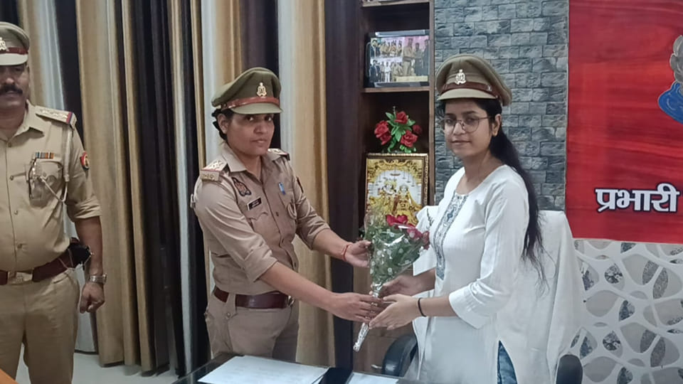 Kanpur: Under Mission Shakti 5.0, Muskan became a one-day police station in-charge