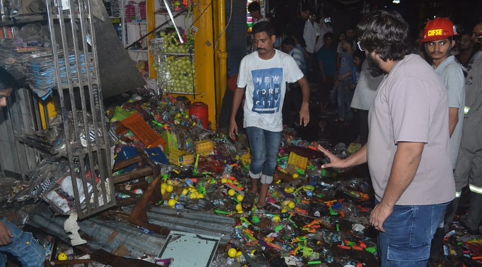 Scooter stolen during a fire at Hamraj Complex two years ago exploded