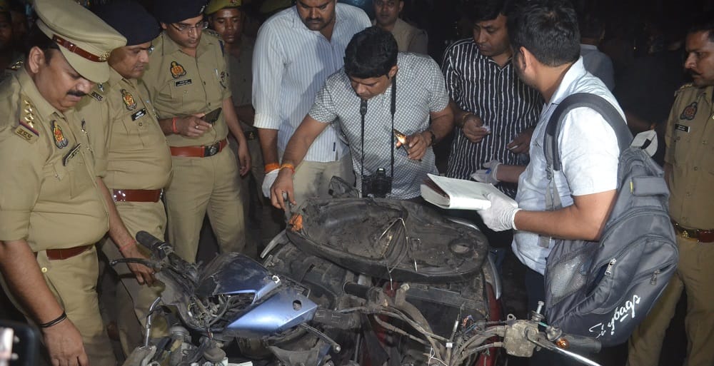 Scooter stolen during a fire at Hamraj Complex two years ago exploded