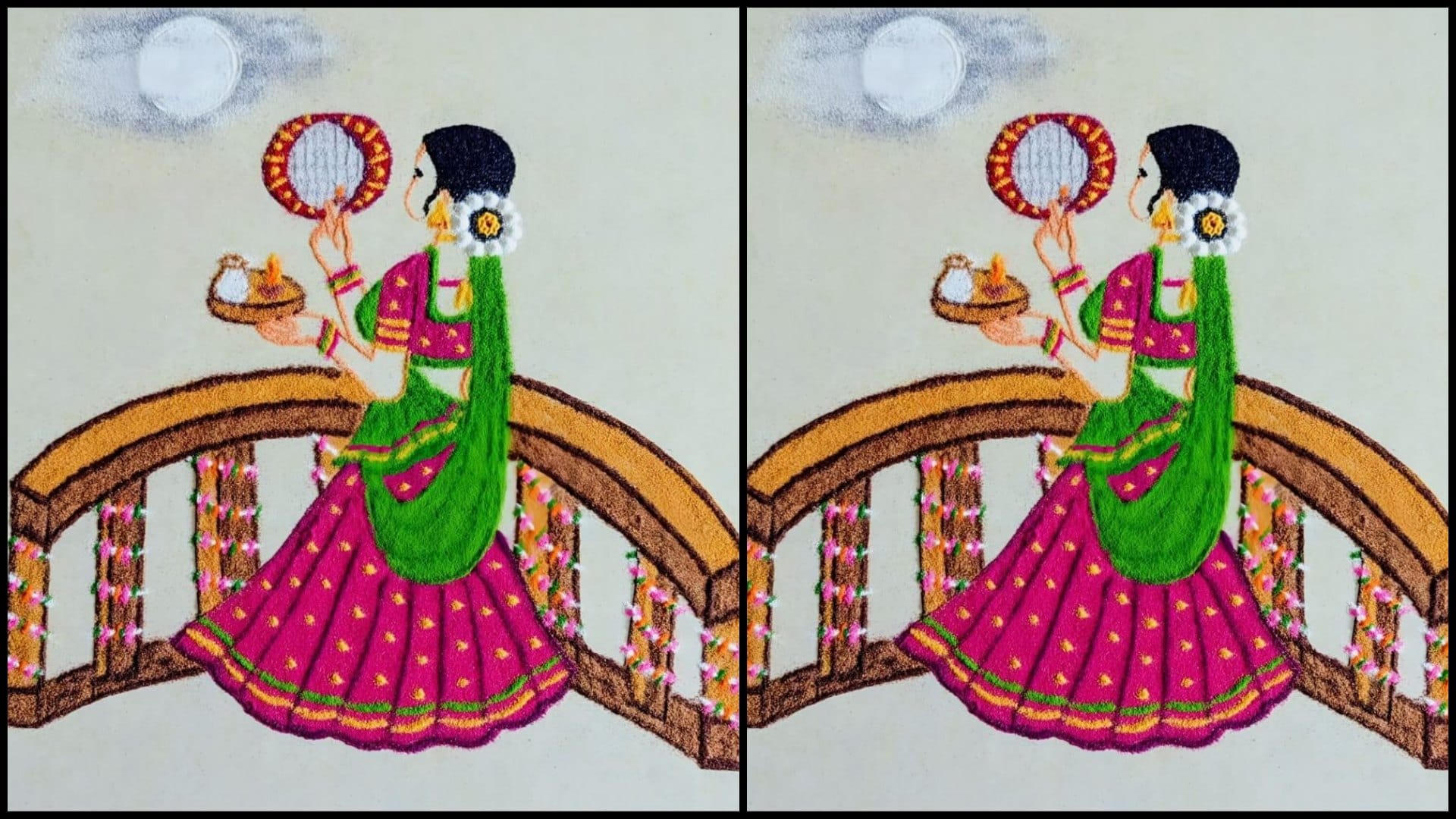 Karwa Chauth 2025 Rangoli Design Ideas Traditional Modern Home Decoration With Rangoli