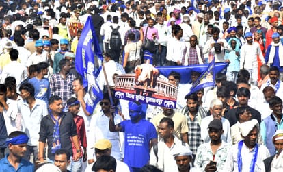Mayawati's magic: The ground was packed at 4 a.m., she spoke for 66 minutes; the crowd was estimated to be ove