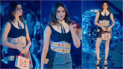 Lakme Fashion Week: Shweta Tiwari daughter Palak Tiwari stunning look at Lakme Fashion Week ramp in Mini Dress