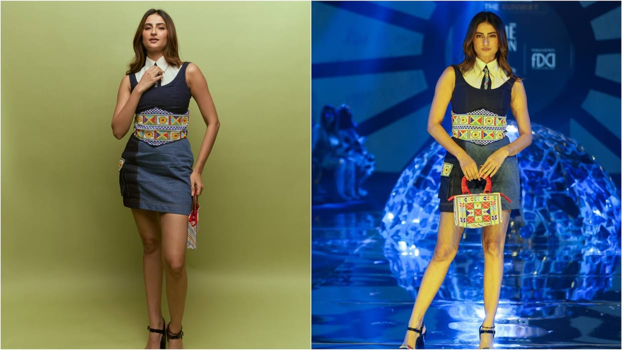 Lakme Fashion Week: Shweta Tiwari daughter Palak Tiwari stunning look at Lakme Fashion Week ramp in Mini Dress