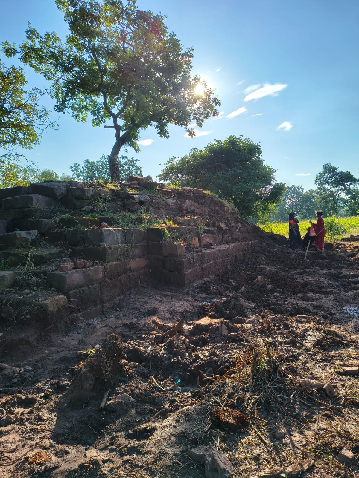 MP News: Amazing statues of the 10th-11th century were found from an ancient mound in Doni village of Damoh.