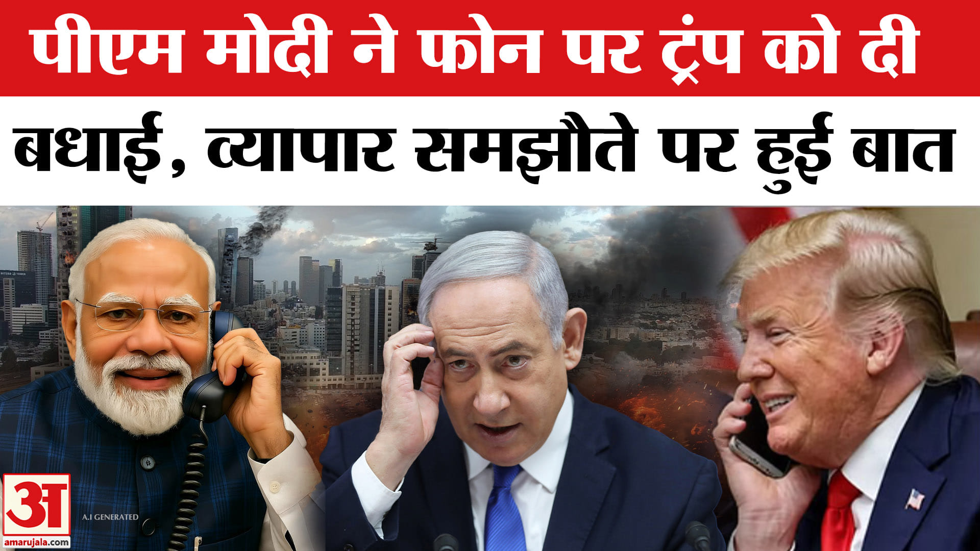 PM Modi Dials Trump: पीएम मोदी और ट्रंप की फोन पर बातचीत, गाजा शांति योजना पर दी बधाई। Israel-Hamas