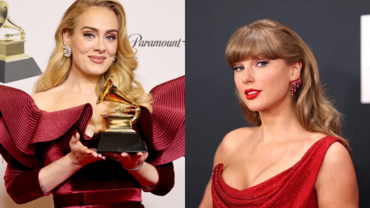 taylor swift the life of a showgirl breaks adele record sells millions copies in a week